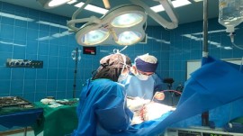 خارج کردن قیچی از جمجمه پسر بچه ۸ ساله