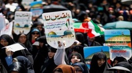 برگزاری راهپیمایی روز قدس در ۶۲ نقطه استان