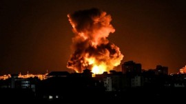 حمله هوایی صهیونیست‌ها به آوارگان فلسطینی در جنوب غزه