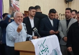 ببینید / ظریف در مورد مسیح علی‌نژاد در زادگاهش چه گفت؟+ واکنش به اعتراض یکی از حاضرین