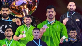 مازنیها با ۱۹ مدال بر سکوی قهرمانی کشتی آزاد کشور ایستادند