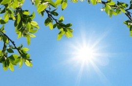 آفتاب گرم بهاری در مازندران