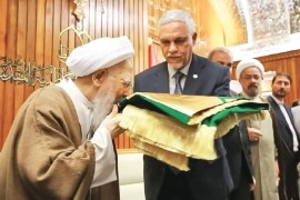 سفر آیت الله جوادی به عتبات عالیات