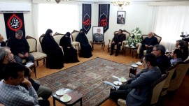 دیدار جمعی از مدیران رسانه‌های کشور با خانواده شهید سلامی