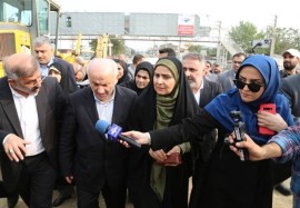 وعده وزیر راه در سفر به مازندران : افتتاح پل سهراه جویبار تا دو ماه آینده