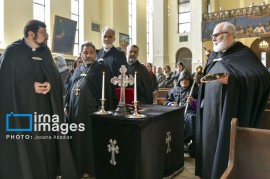 ادای احترام جامعه مسیحیان ارامنه ایران به رهبر شهید در مازندران