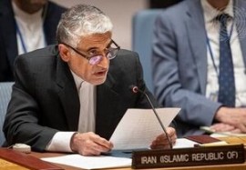 سفیر ونماینده دائم جمهوری اسلامی ایران نوشت : در زمانی که خویشتنداری، دیپلماسی و گفت‌وگو فوراً و به‌نحو مبرم مورد نیاز است، تداوم تشدید نظامی از سوی ایالات متحده این پیام روشن را مخابره می‌کند که آن کشور به‌جای حل‌وفصل مسالمت‌آمیز اختلافات، مدافع اجبار و نظامی‌گری است ....