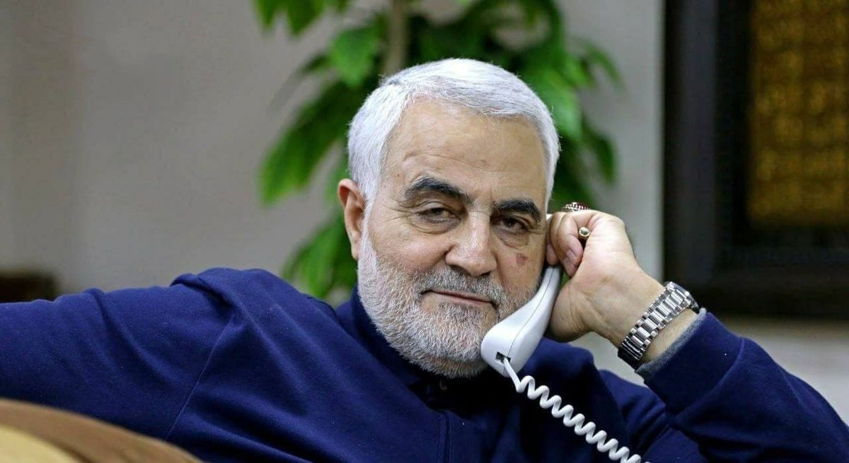 آخرین عکس از شهید حاج قاسم سلیمانی ساعتی پیش از شهادت