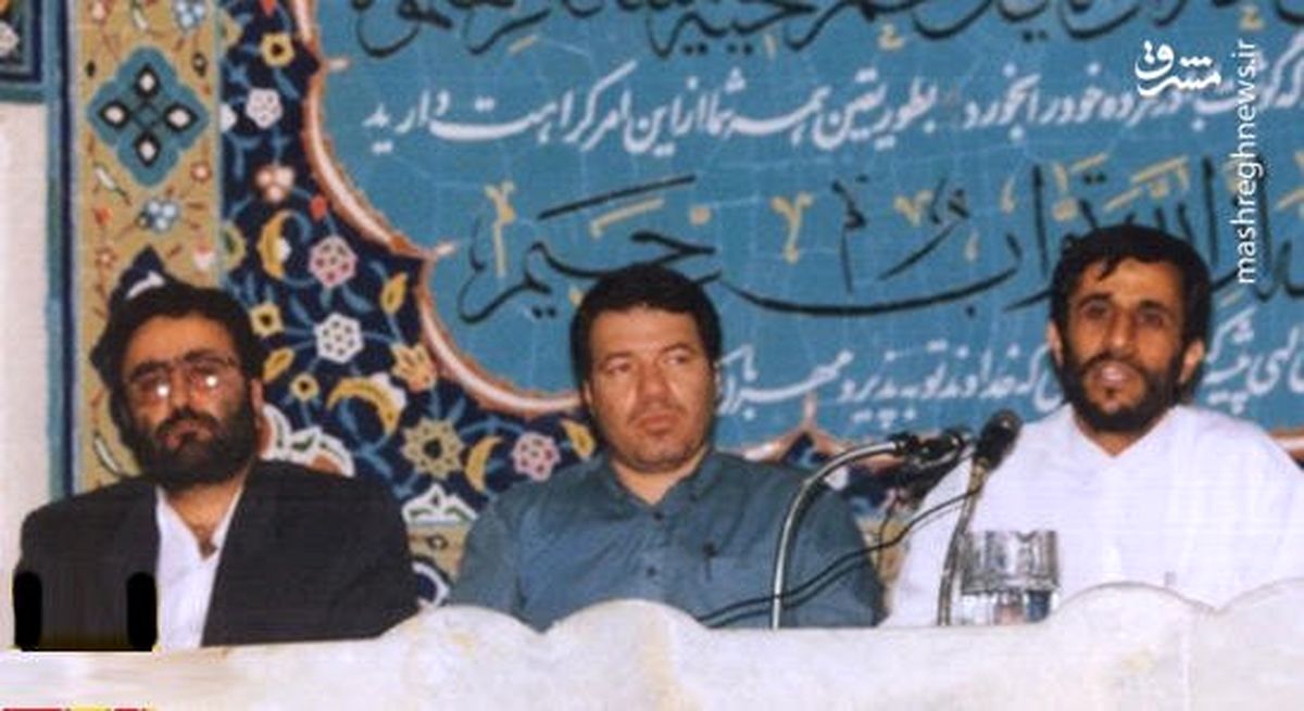 عکسی متفاوت از احمدی نژاد و تاج زاده