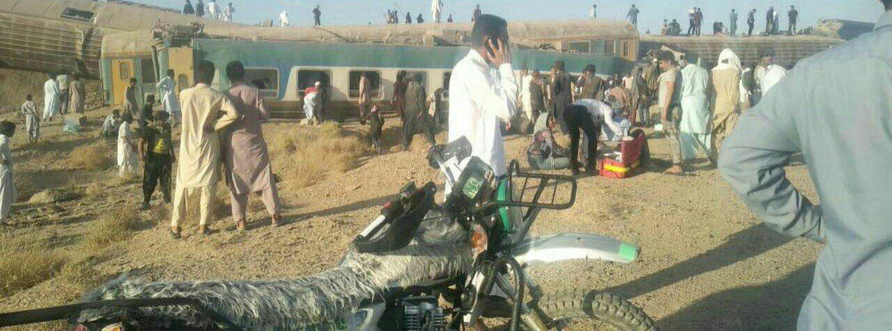 40 زخمی در حادثه برای قطار سیستان و بلوچستان