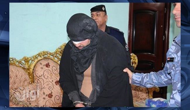دستگیری عضو ارشد داعش با لباس زنانه + عکس