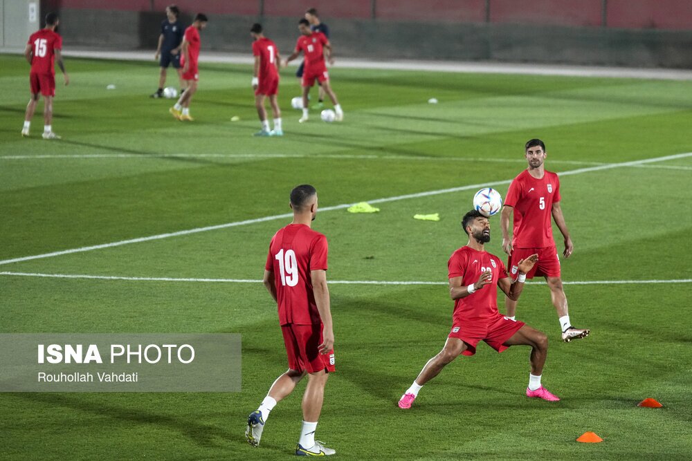 تصاویر: تمرین تیم ملی فوتبال ایران پیش از بازی با آمریکا