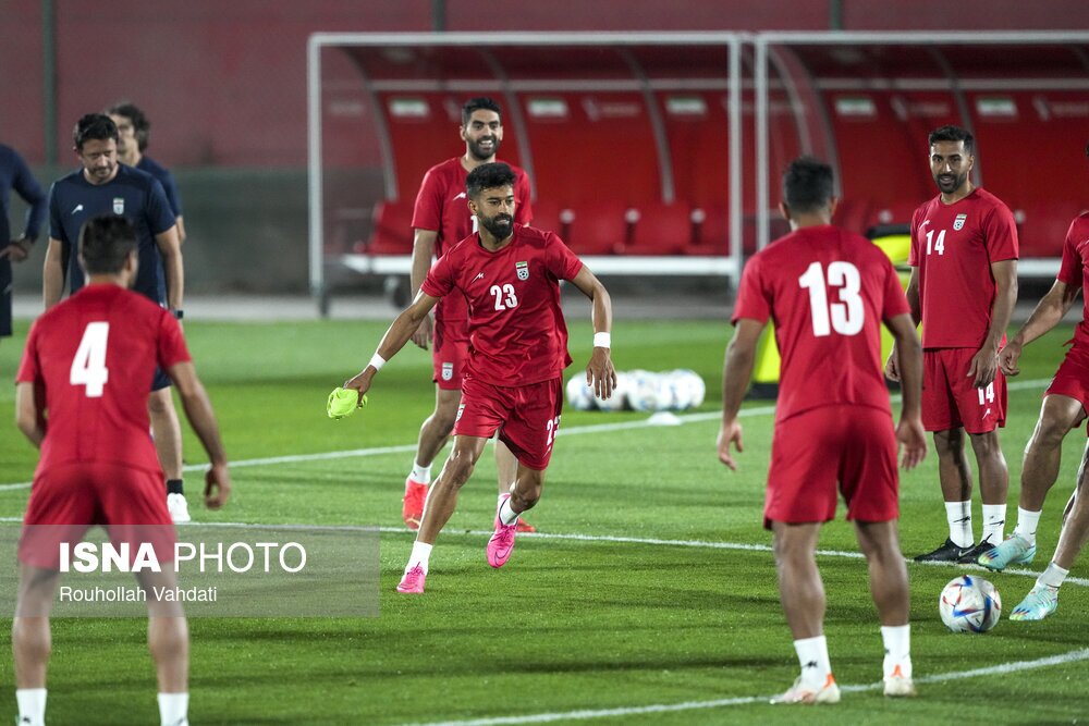 تصاویر: تمرین تیم ملی فوتبال ایران پیش از بازی با آمریکا