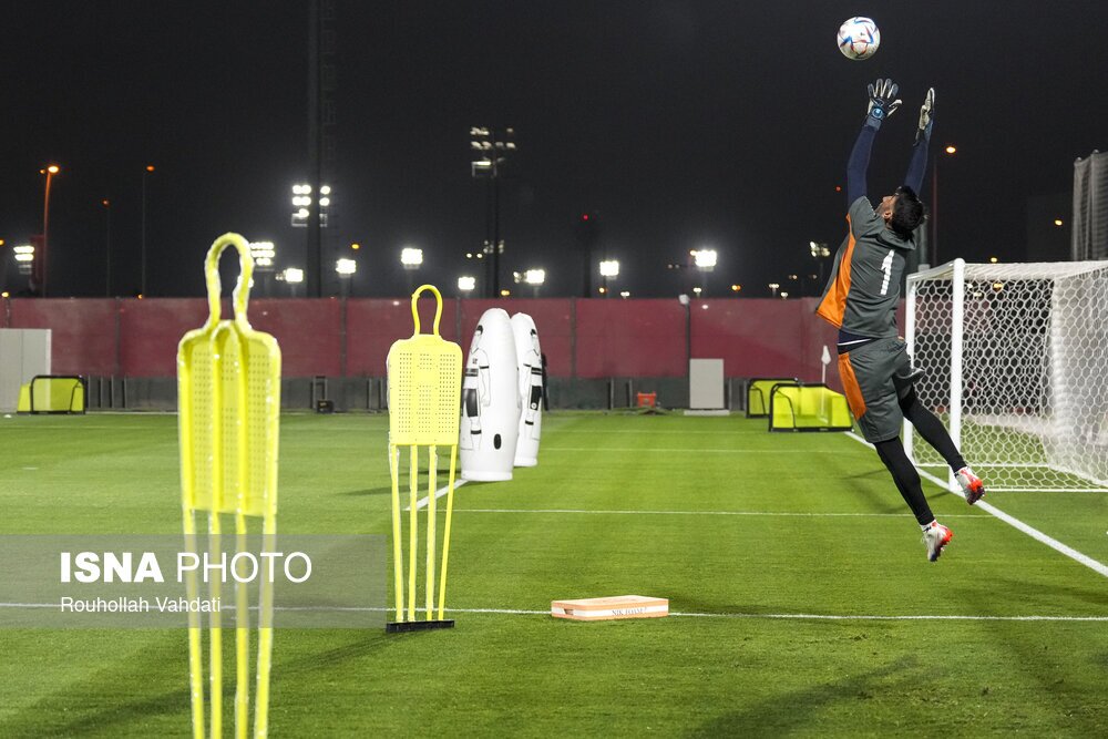 تصاویر: تمرین تیم ملی فوتبال ایران پیش از بازی با آمریکا