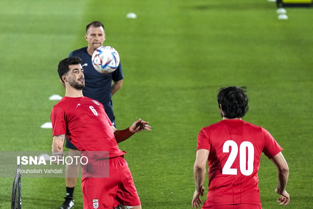 تصاویر: تمرین تیم ملی فوتبال ایران پیش از بازی با آمریکا