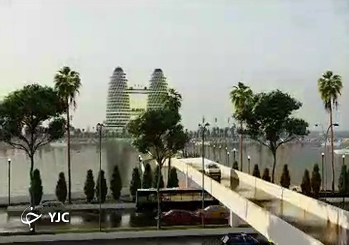 ساخت نخستین جزیره مصنوعی کشور در دریای خزر +تصاویر