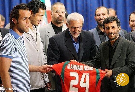 (عکس) دیدار علی کریمی و علی دایی با رئیس جمهور