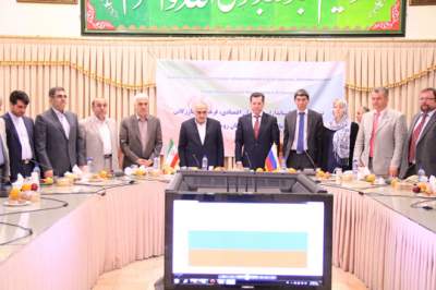 نشست مشترك استاندار و مديران استانهاي مازندران و آستراخان