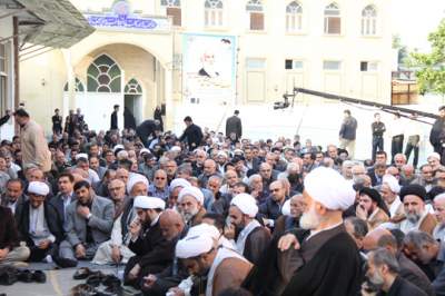 مراسم سالگرد ارتحال آيت الله روحاني با حضور نماينده ولي فقيه در استان و استاندار مازندران