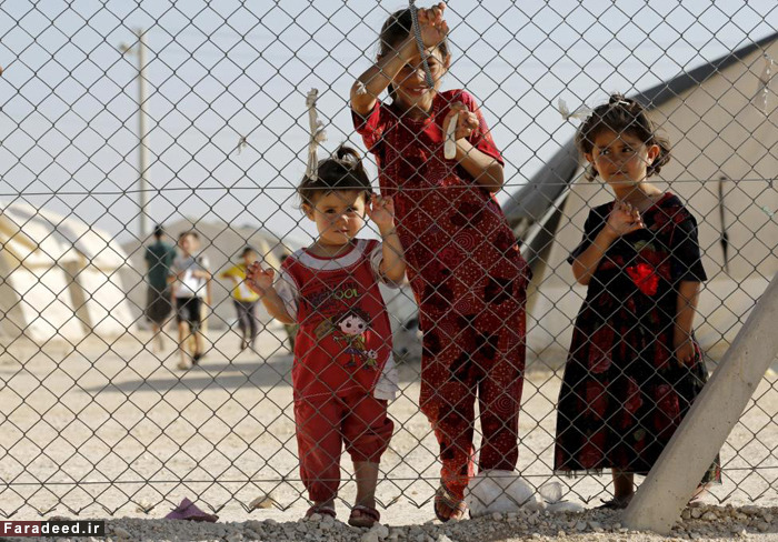 تصاویر/ آنجلیناجولی در کمپ آوارگان سوری