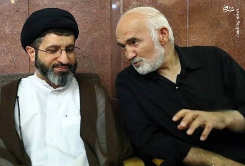احمد توکلی و حجت الاسلام سید مسعود خامنه ای