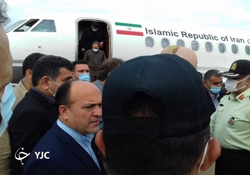 ورود رئیس مجلس به مازندران + تصویر ورود رئیس مجلس به مازندران + تصویر