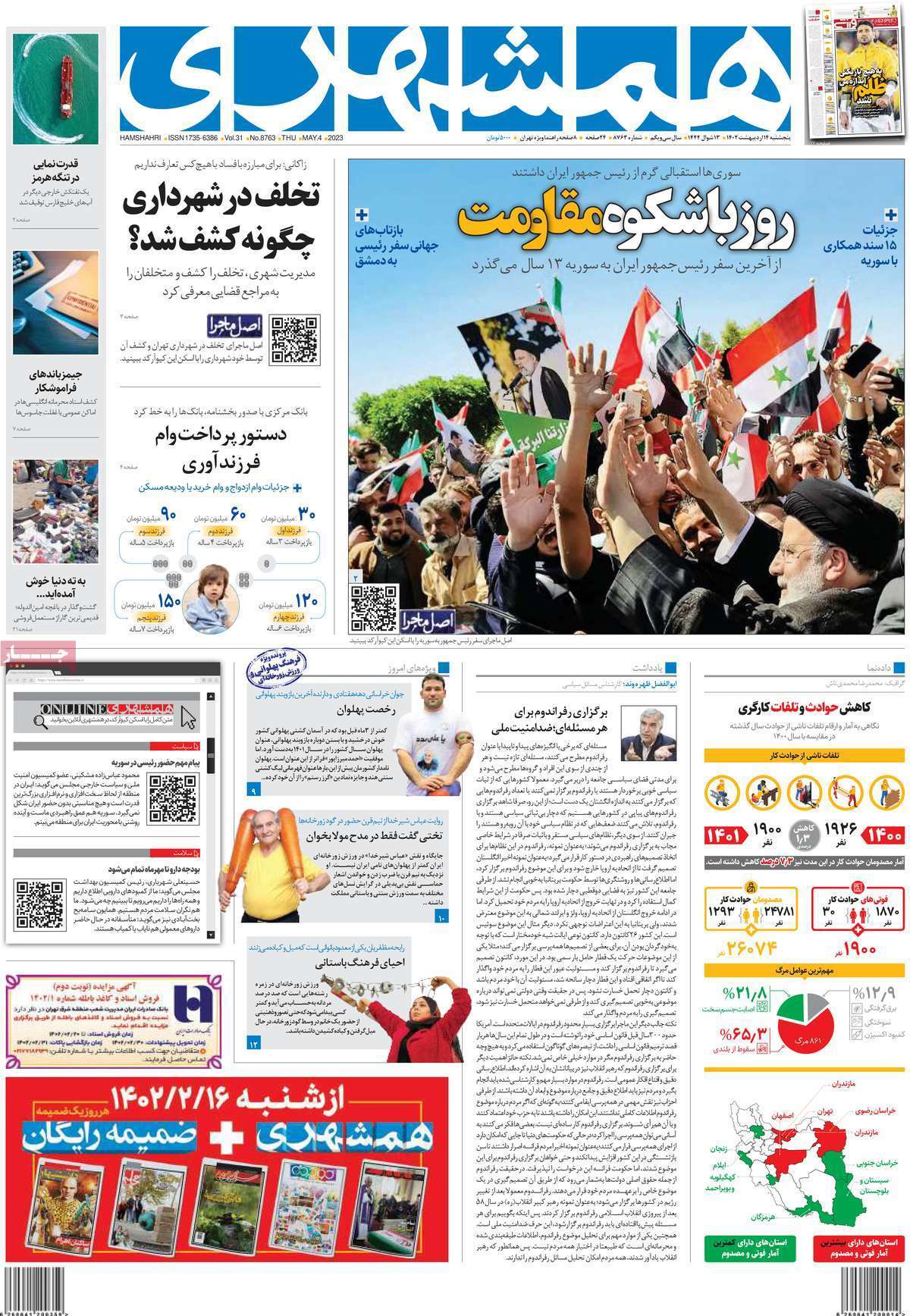 روزنامه همشهری