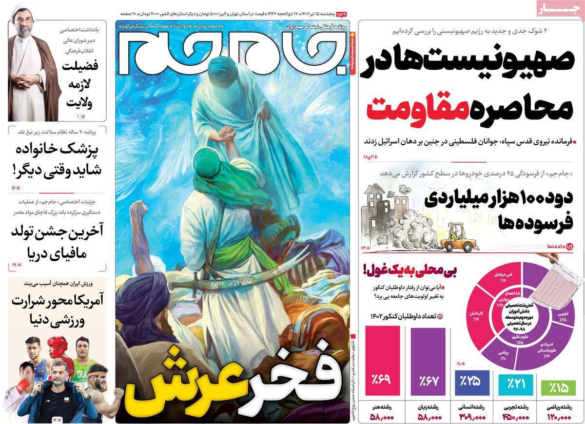 روزنامه جام جم روزنامه جام جم