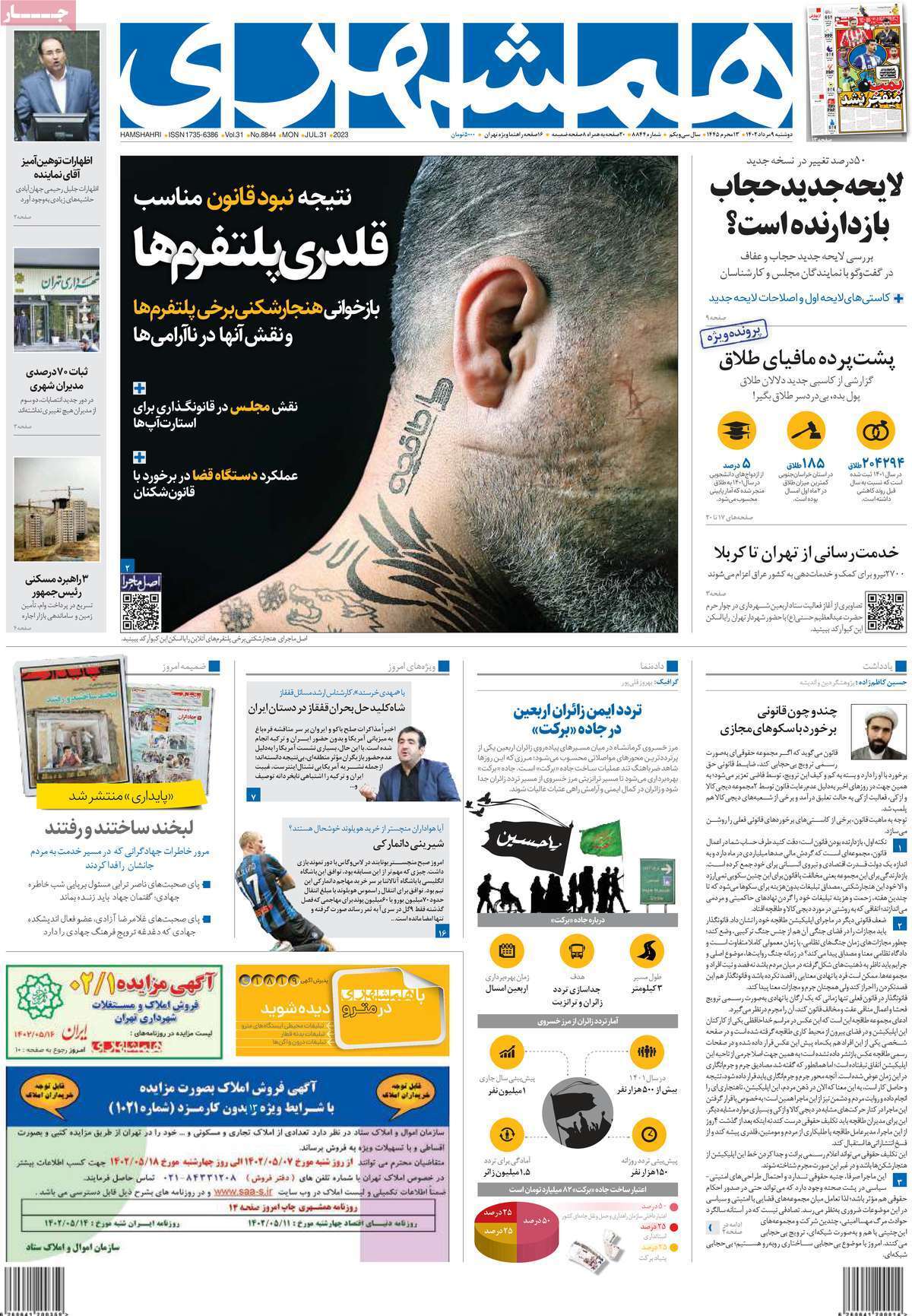 روزنامه همشهری روزنامه همشهری