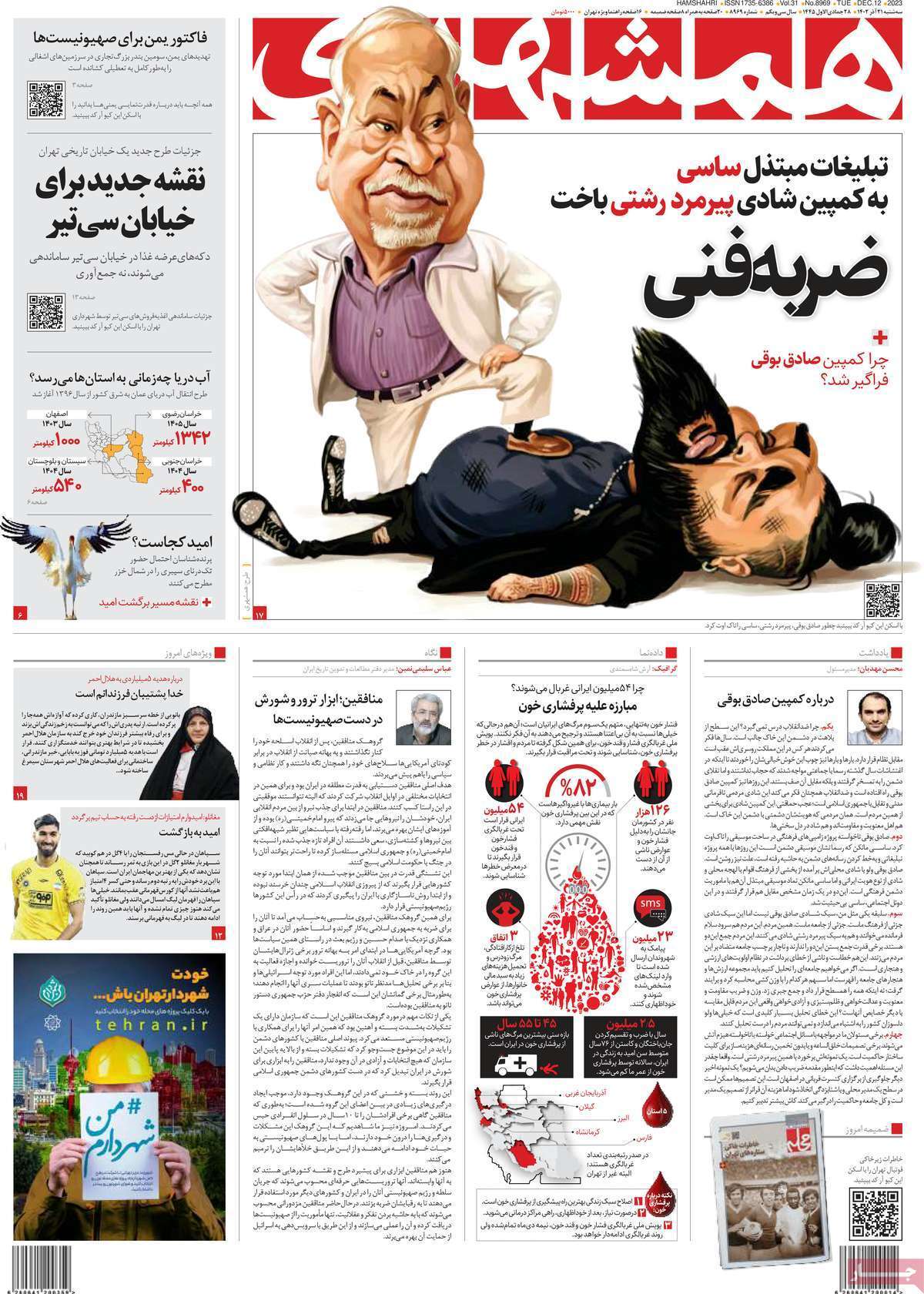 روزنامه همشهری روزنامه همشهری