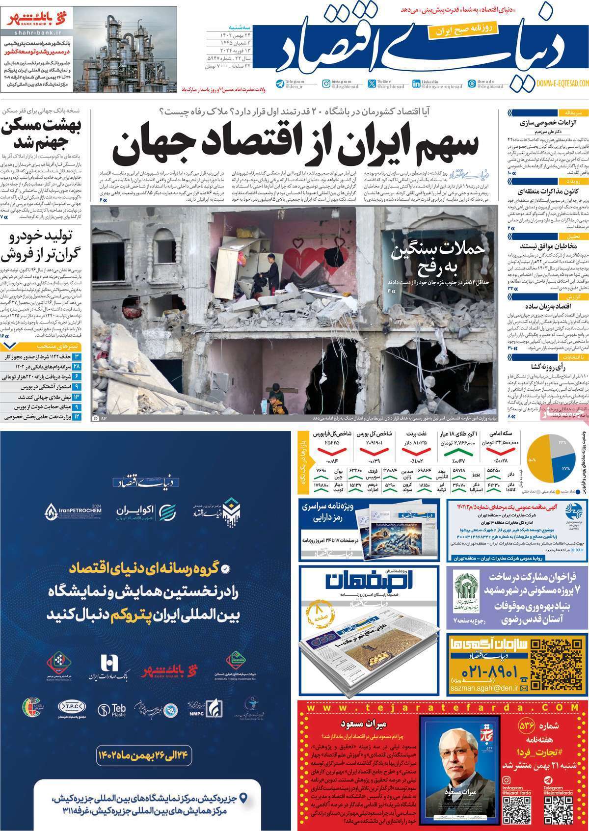 روزنامه دنیای اقتصاد