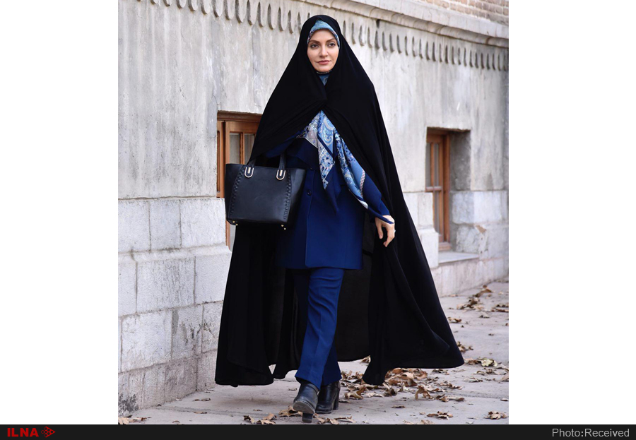 مهناز افشار با حجاب چادر در یک سریال +عکس