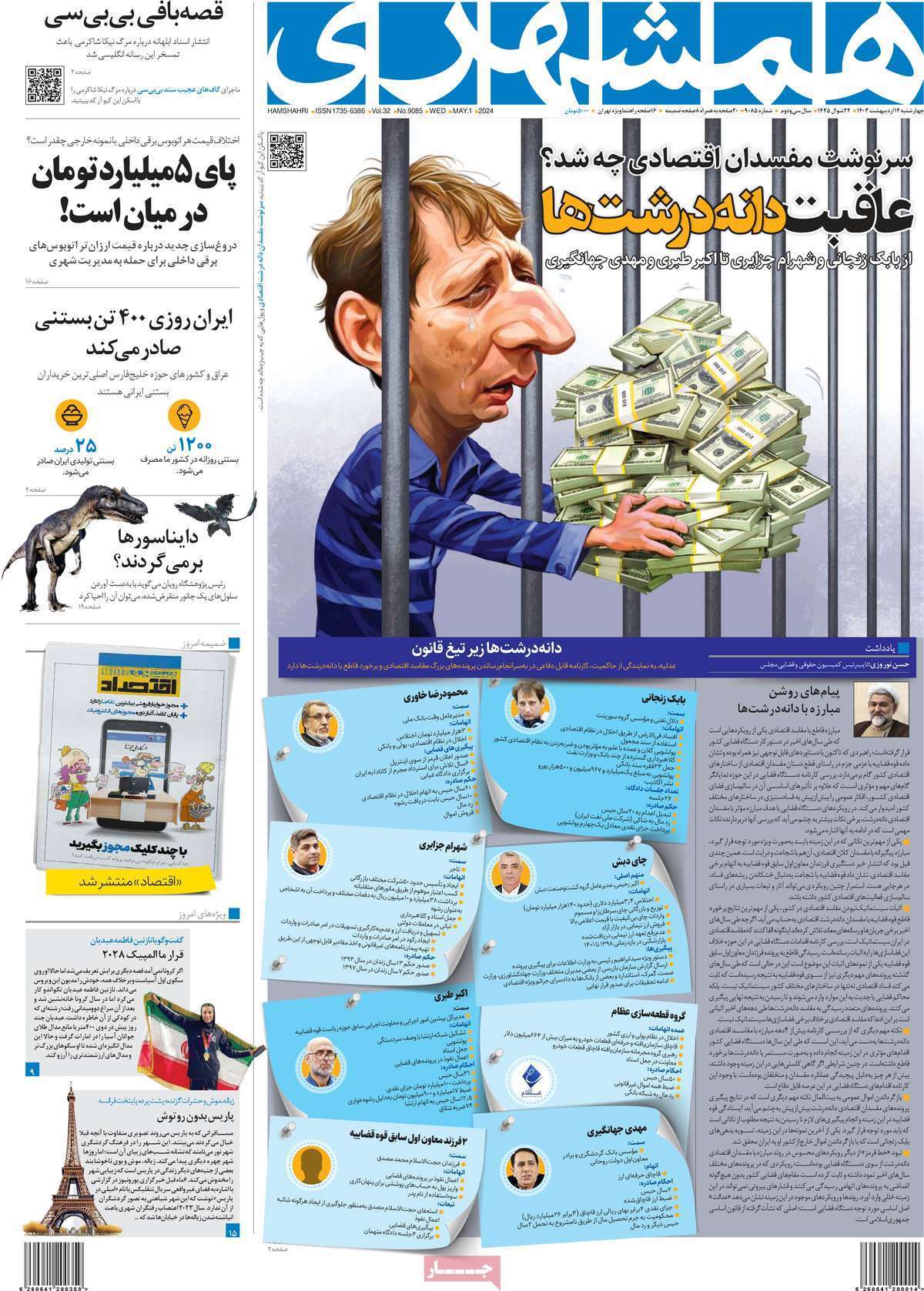 روزنامه همشهری روزنامه همشهری