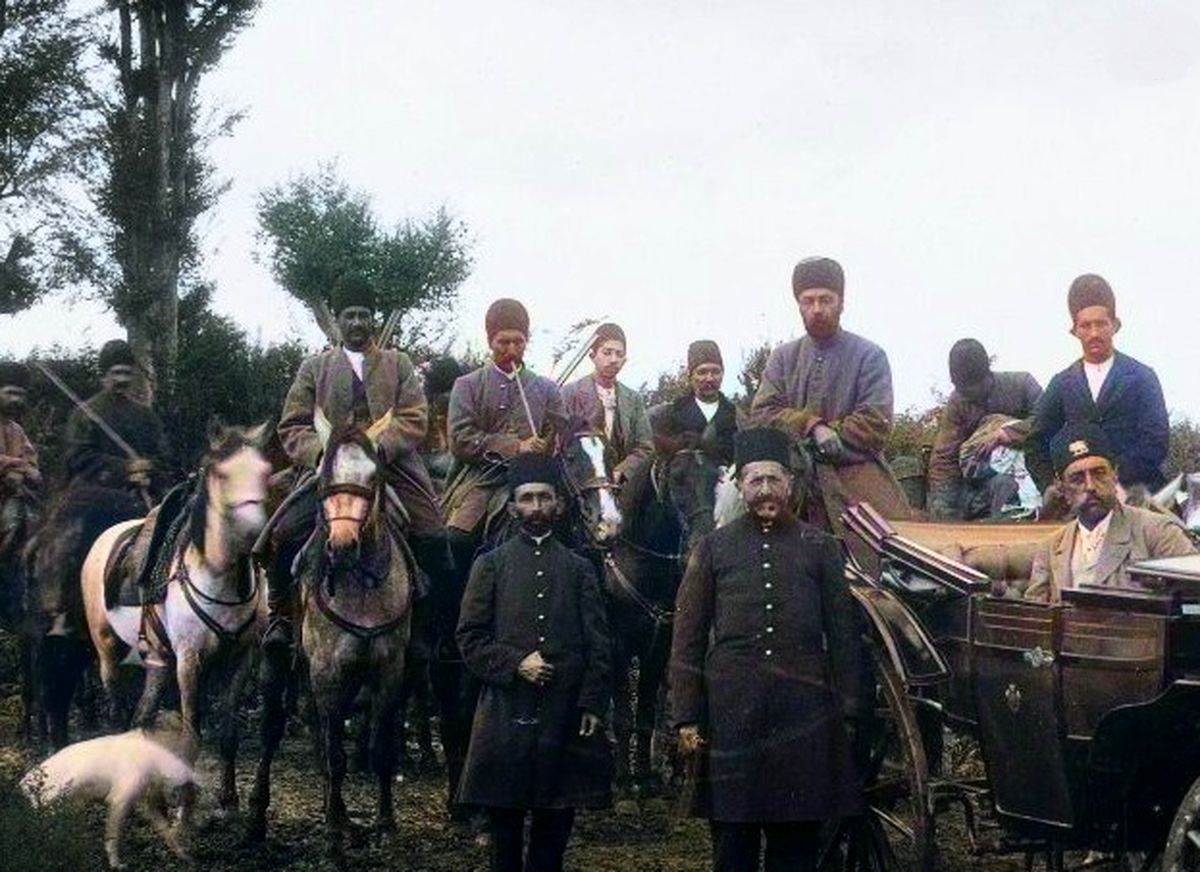 تصویر دیده نشده از مظفرالدینشاه در سفر به گیلان