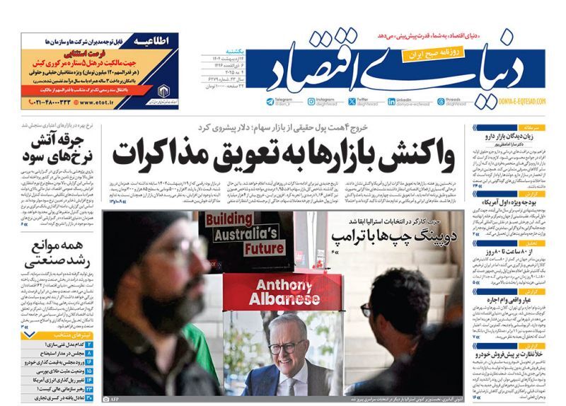 دنیای اقتصاد دنیای اقتصاد