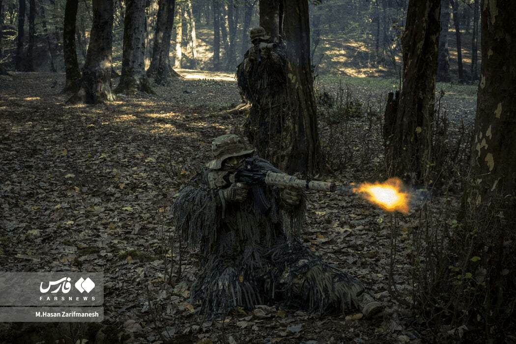 تصاویر: تمرین تخصصی رزم در جنگل توسط یگان ویژه فاتحین