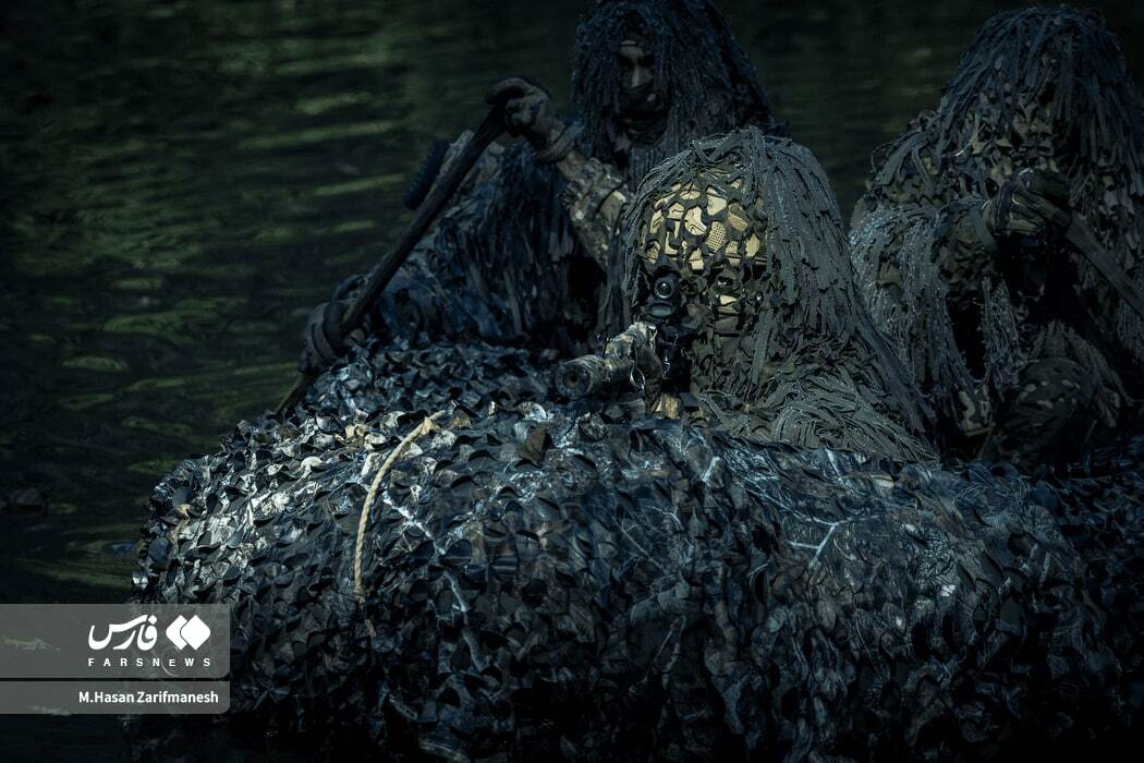 تصاویر: تمرین تخصصی رزم در جنگل توسط یگان ویژه فاتحین