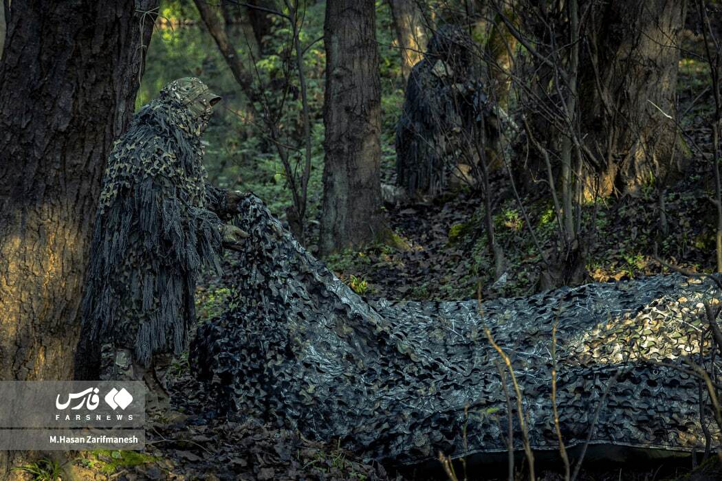 تصاویر: تمرین تخصصی رزم در جنگل توسط یگان ویژه فاتحین