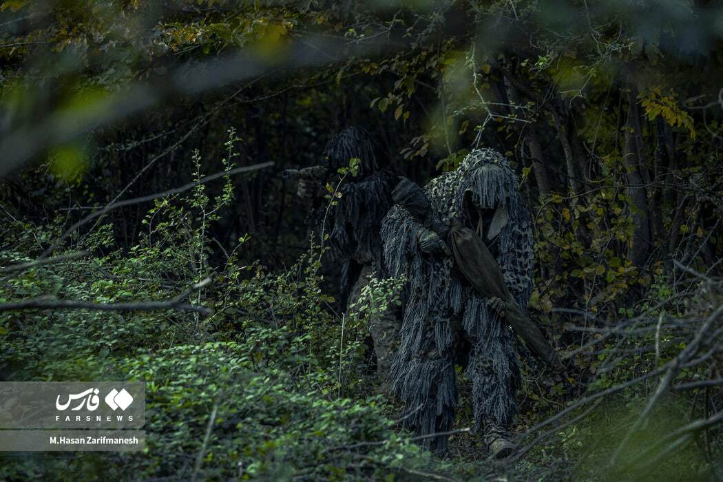 تصاویر: تمرین تخصصی رزم در جنگل توسط یگان ویژه فاتحین