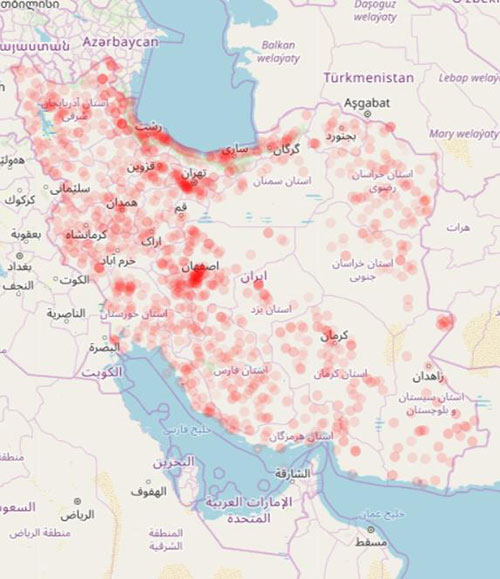 کدام مناطق ایران از حیث کرونا خطرناک‌ترند؟