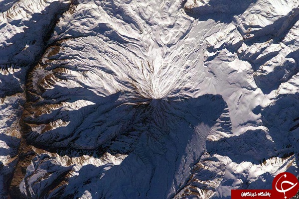 عکس/ قله دماوند از نمایی متفاوت
