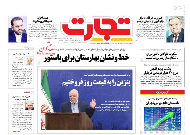 تجارت: خط و نشان بهارستان برای پاستور تجارت: خط و نشان بهارستان برای پاستور