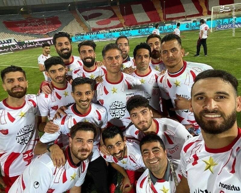 عکس/ سلفی پرسپولیسیها پس از قهرمانی در سوپرجام