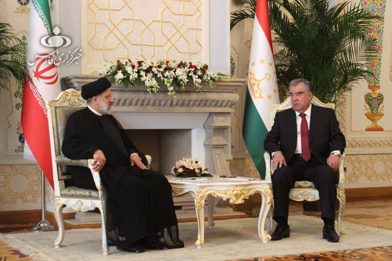 دیدار رسمی روسای جمهور ایران و تاجیکستان در «دوشنبه» +عکس