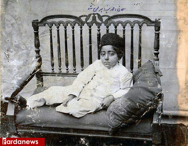 احمدشاه قاجار وقتی کودک بود