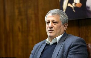 حضور محسن هاشمی رفسنجانی در حسینیه جماران