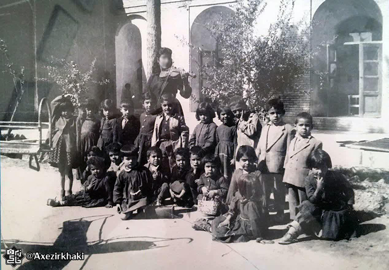 یک مهد کودک در کرمان در ۵۵ سال پیش