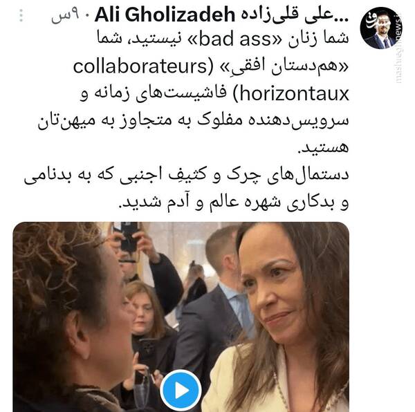 پروندهسازی ضدانقلاب و صهیونیستها علیه استاد زن ایرانی