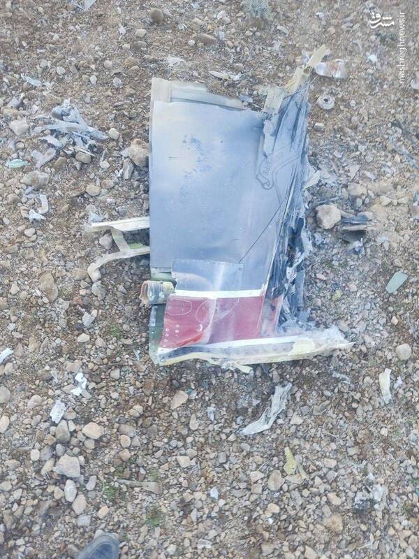 دومین جنگنده F۳۵ آمریکا شکار پدافند ایران شدبقایای دومین جنگنده اف۳۵ آمریکا در خاک ایران +عکس