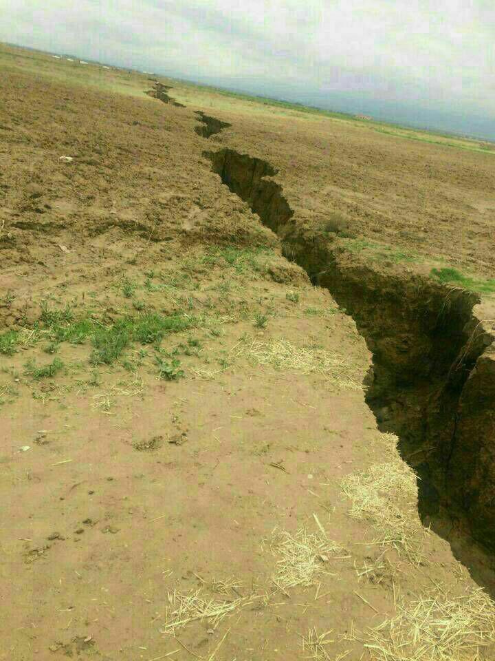  بیابان‌های اطراف فریمان پس از زلزله